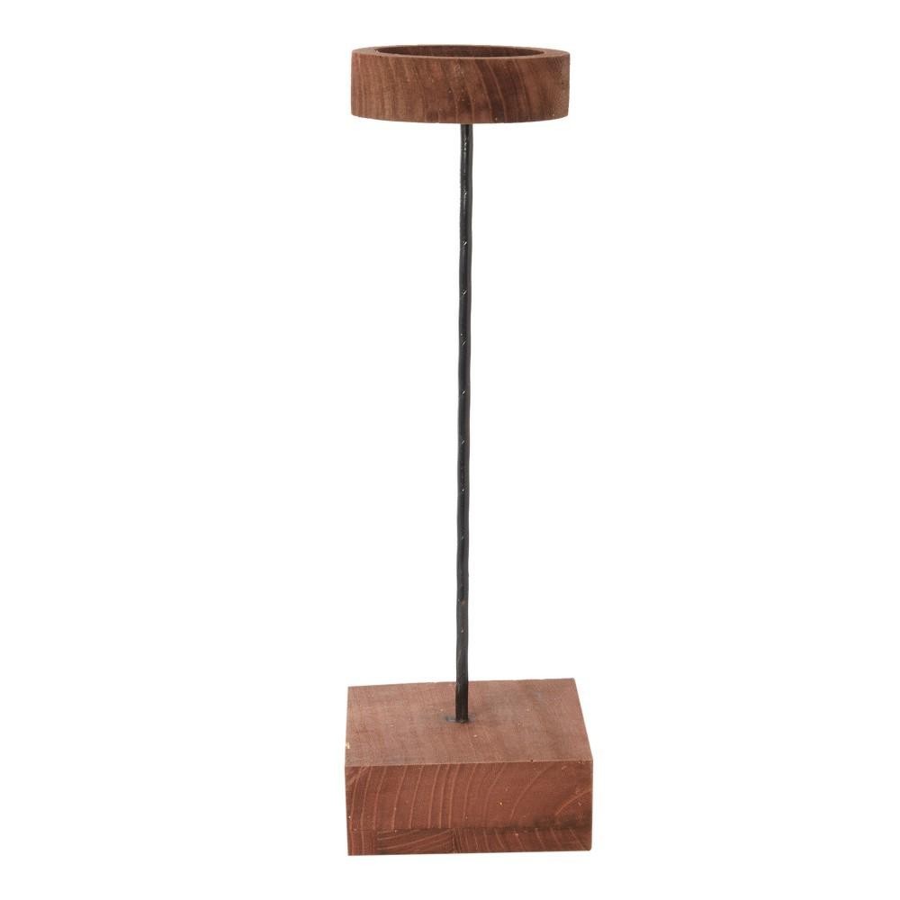 PORTACANDELA LEGNO H45